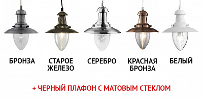 Loft Alloy Lamp 2 40 см  Старое Железо  фото 1