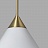 Люстра Cleo Pendant Brass & White designed by Kelly Wearstler фото 8