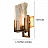 Бра Lianne Gold Glass Sconce фото 12