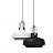 Люстра Space Copenhagen SC6 White Pendant Lamp 25 см  Черный фото 3