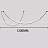 Серия подвесных светильников в виде вытянутых дугообразных светодиодных панелей на черных тросах RILDA 120 см   фото 9