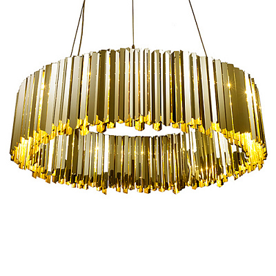 Люстра Facet Chandelier 80 см  Золотой  фото 1