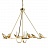 Golden Perch Chandelier фото 2